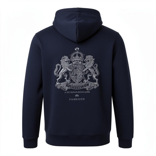Premium Zip-Up Hoodie - Back View