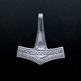 THOR'S HAMMER Pendant (Romersdal Replica) - Handmade in Ag 925